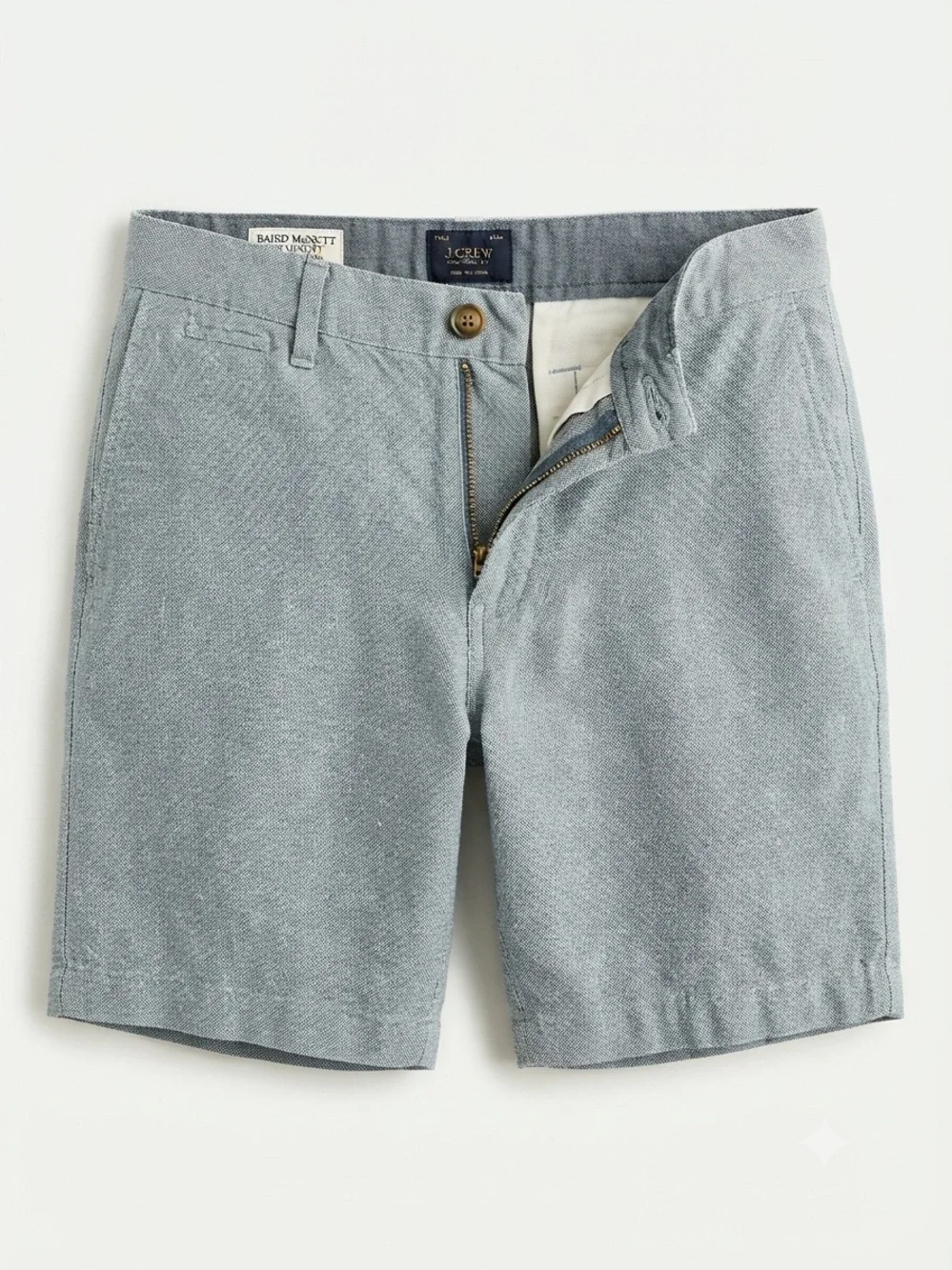 J.Crew Baird McNutt Irish Linen Shorts - Blue-Grey - Size 33